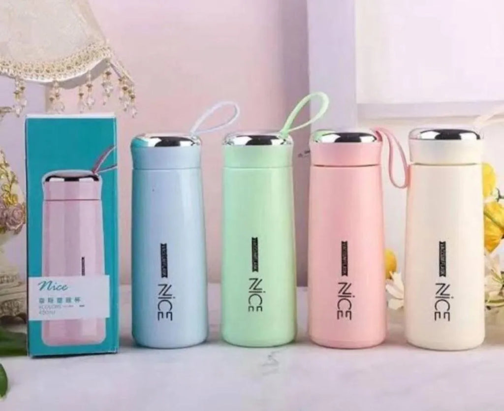 Nice Insulated Water Bottle Pastel Colors Leak Proof