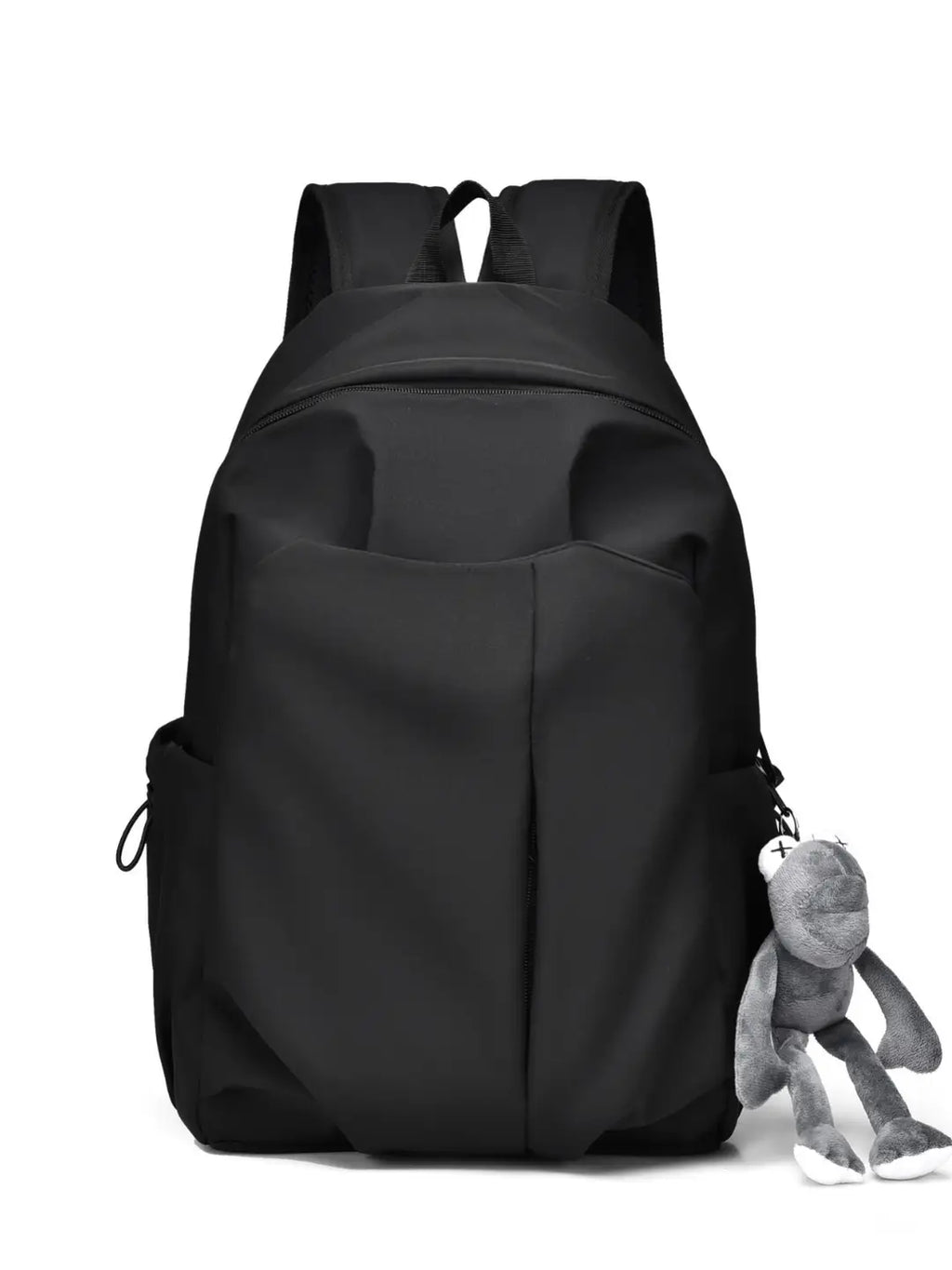 Black Casual School Backpack for Women