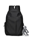 Black Casual School Backpack for Women