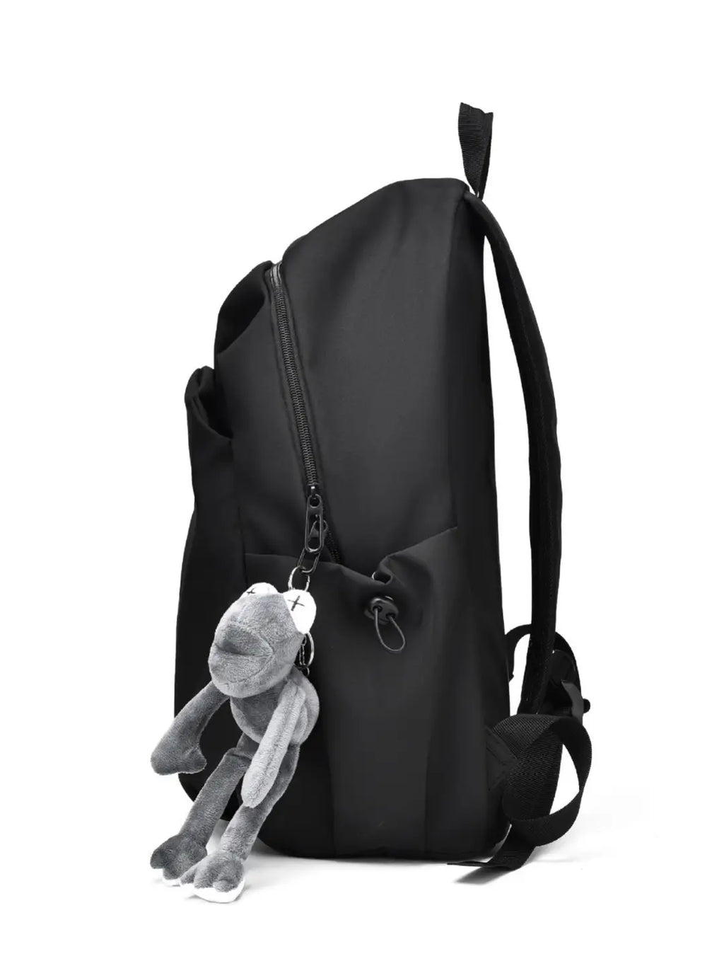 Black Casual School Backpack for Women