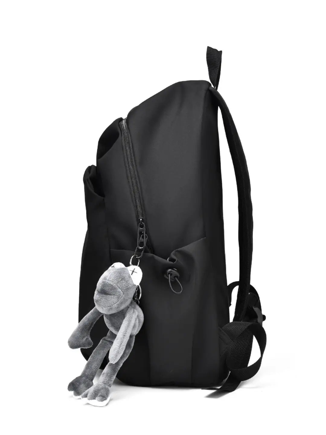 Black Casual School Backpack for Women