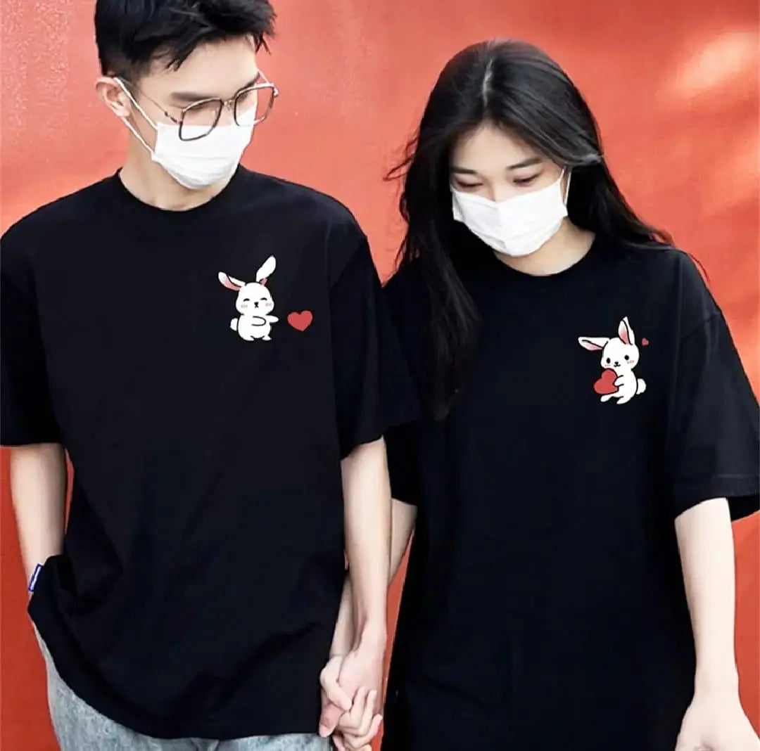 pack of 2 Pcs Unisex Jersey Printed T-Shirt