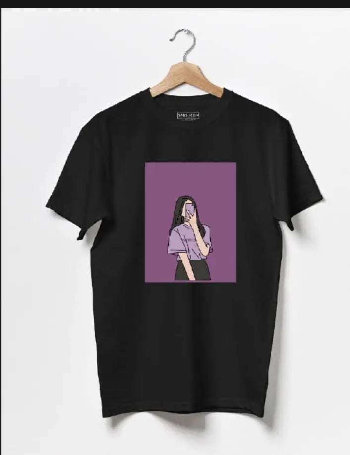 1 Pc Women's Stitched Cotton Printed T-Shirt
