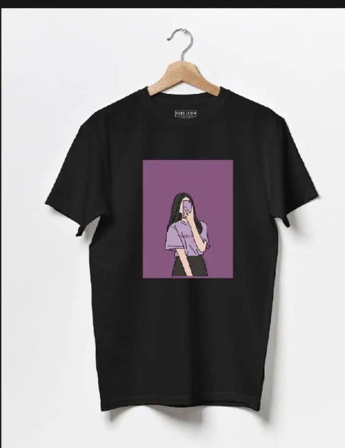 1 Pc Women's Stitched Cotton Printed T-Shirt