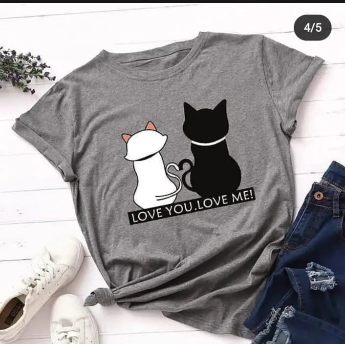 1 Pc Women's Stitched Cotton Printed T-Shirt