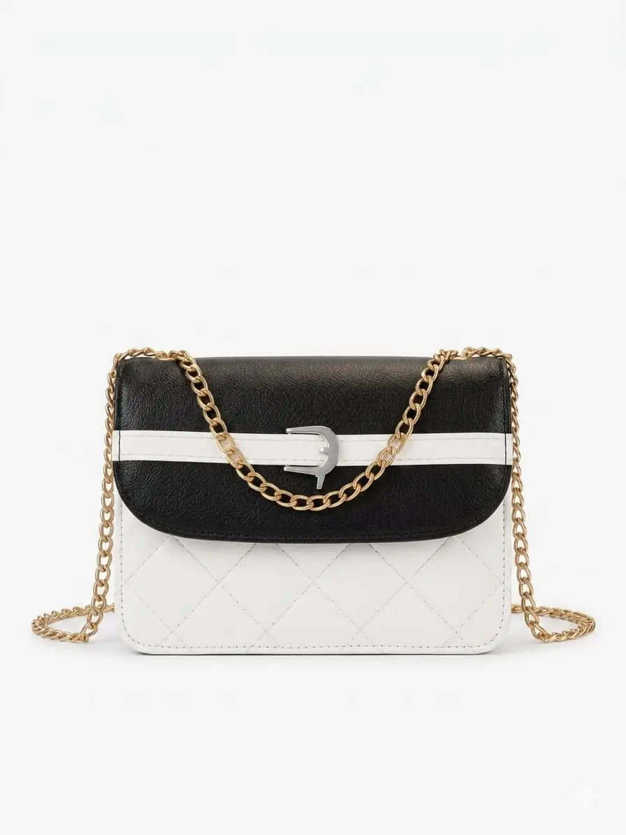 Girl's Faux Leather Textured Fancy Clutch