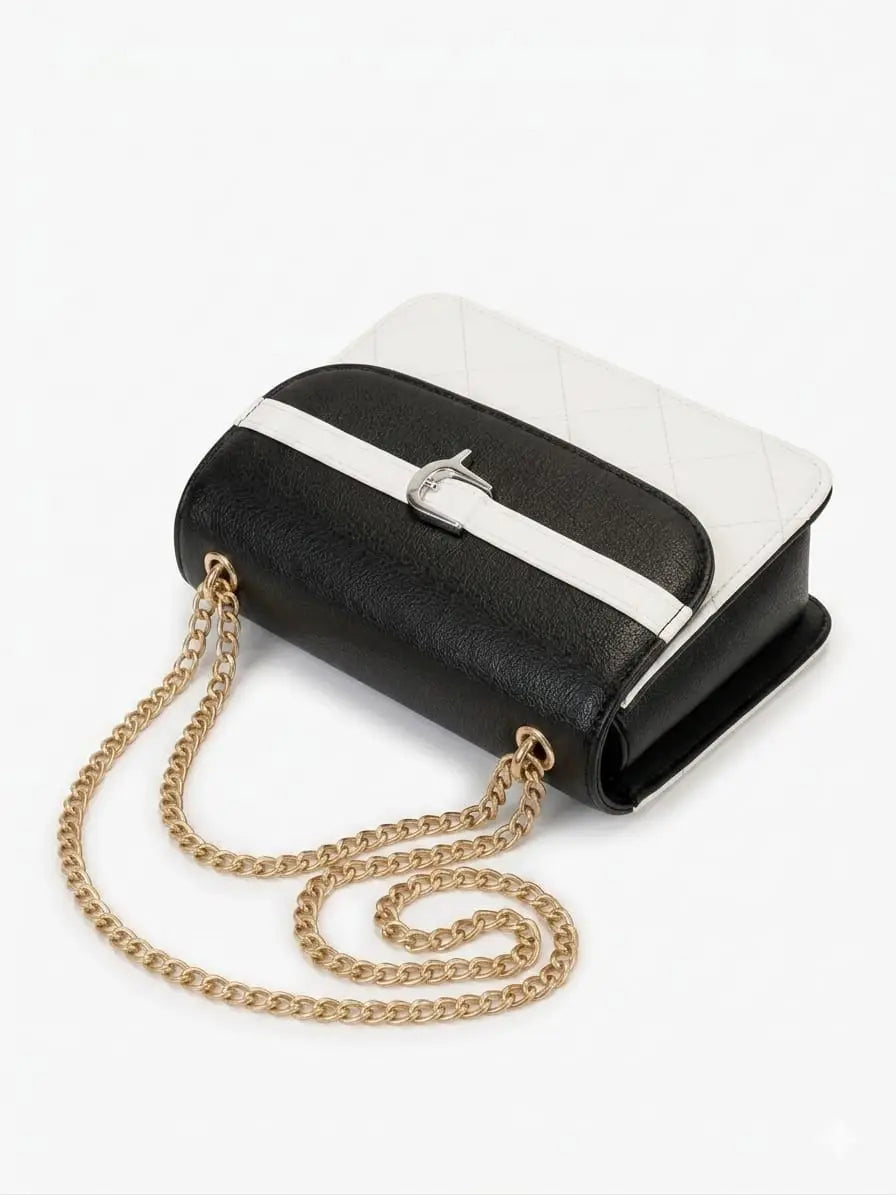 Girl's Faux Leather Textured Fancy Clutch