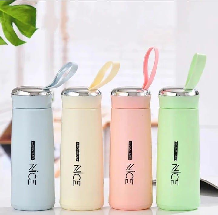 Premium BPA-Free Glass Water Bottles 450ml Leak-Proof