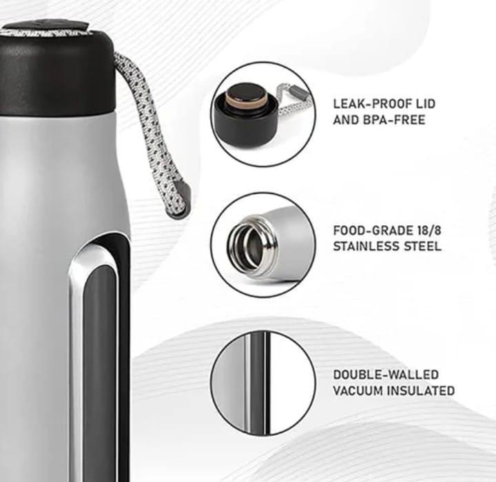 Stainless Steel Vacuum Water Bottle 24Hr Cold