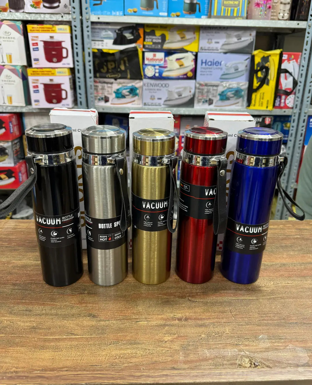 Ultra-Premium Sport Vacuum Bottle | 48-Hour Hot & Cold Retention | Sleek multicolour | 1000Ml