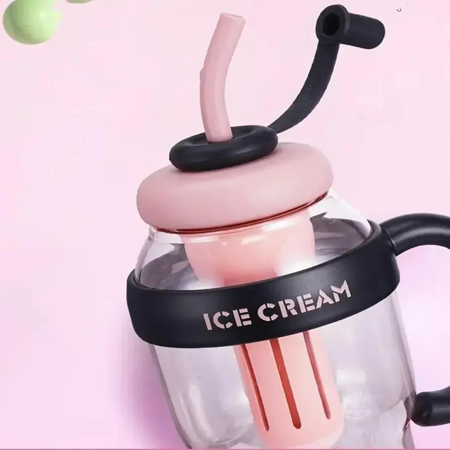 Vacuum Ice Cream Bottle for Men Women ABS Plastic